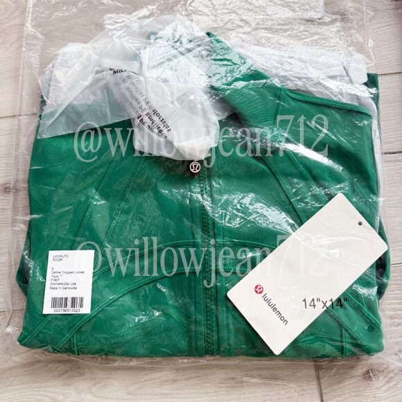 Lululemon - Raceway Green - Define Cropped Jacket Nulu - Picture 2 of 5
